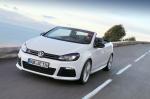 Volkswagen Golf R White Cabriolet 2013 года